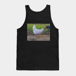 White Chicken Tank Top